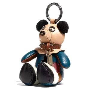 RARE Coach Wizard Of Oz Scarecrow Leather Bear Keychain